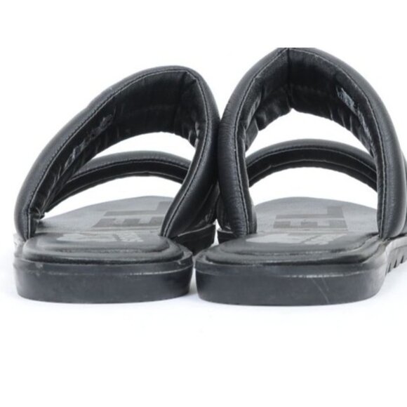 Sorel Women's Ella II Puff Slide Sandal Black, Sea Salt Size 7.5 Vacay Beach Tra - Picture 6 of 10